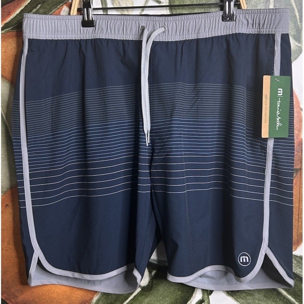 Travis Mathew Go Time 3.0 Performance Short Size XL Blue NWT